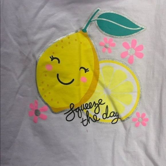 Real Love Squeeze The day Cap‎ Sleeve 24 Months white tank top - Picture 3 of 5